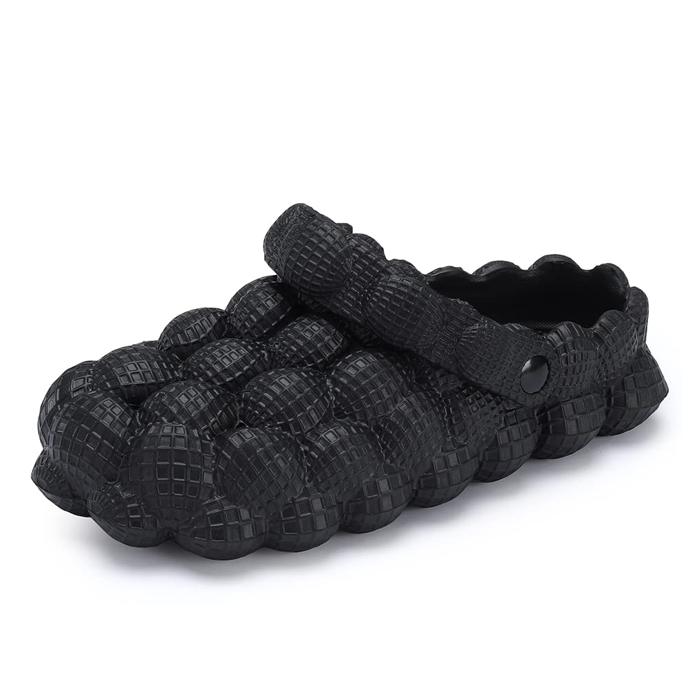 GenericEVA Bubble Lychee Slippers for Women and Men, Quick Dry Soft Non-slip Sandals for Spa Pool Beach Indoor and Outdoor, Funny Multi-function Breathable Massage Slides with Adjustable Heel.