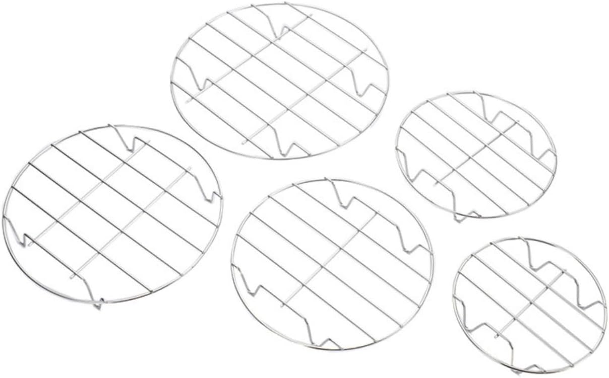 1 Set Steamer Rack Cooling Racks for Baking Cooking for Steaming Fish Veggies and More and Easy to Clean