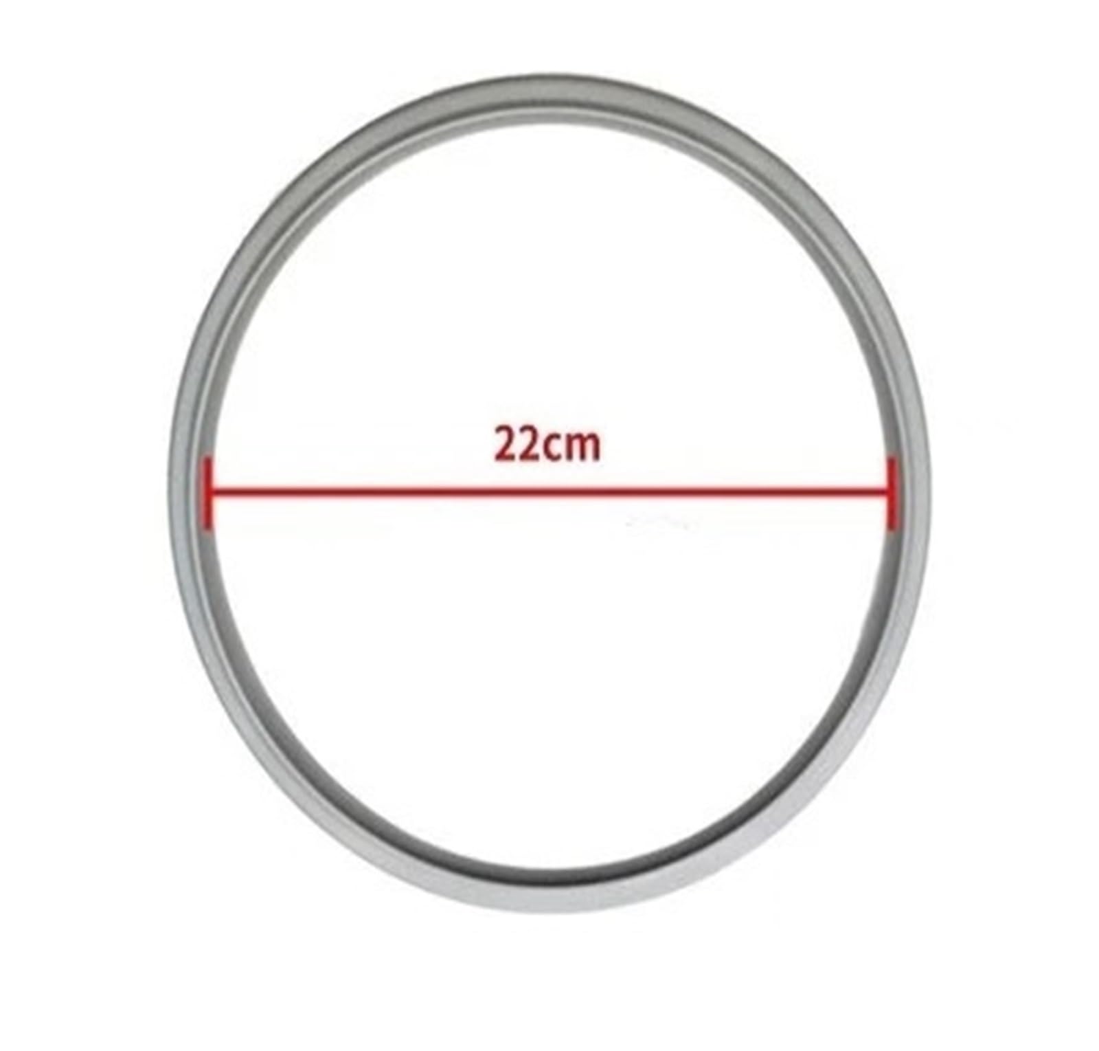 Dichtungsring for 18 cm 22 cm Schnellkochtopf 2,5 l Zubehör Schnellkochtopf Dichtungsring Silikonring(18cm Made in Germany)
