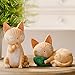 WAIT FLY Cute Standing Cat Resin Piggy Bank Coin Bank