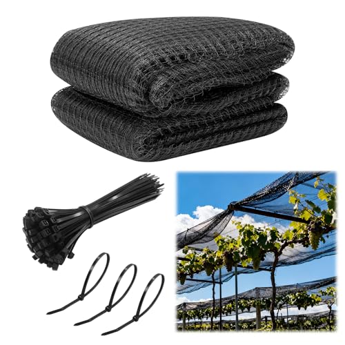 Filet Poule et Filet Anti Oiseaux de Qualité Supérieure, Grillage Plastique de Protection pour Poulailler, Volière et Jardin, Filet Anti Pigeon Durable pour...