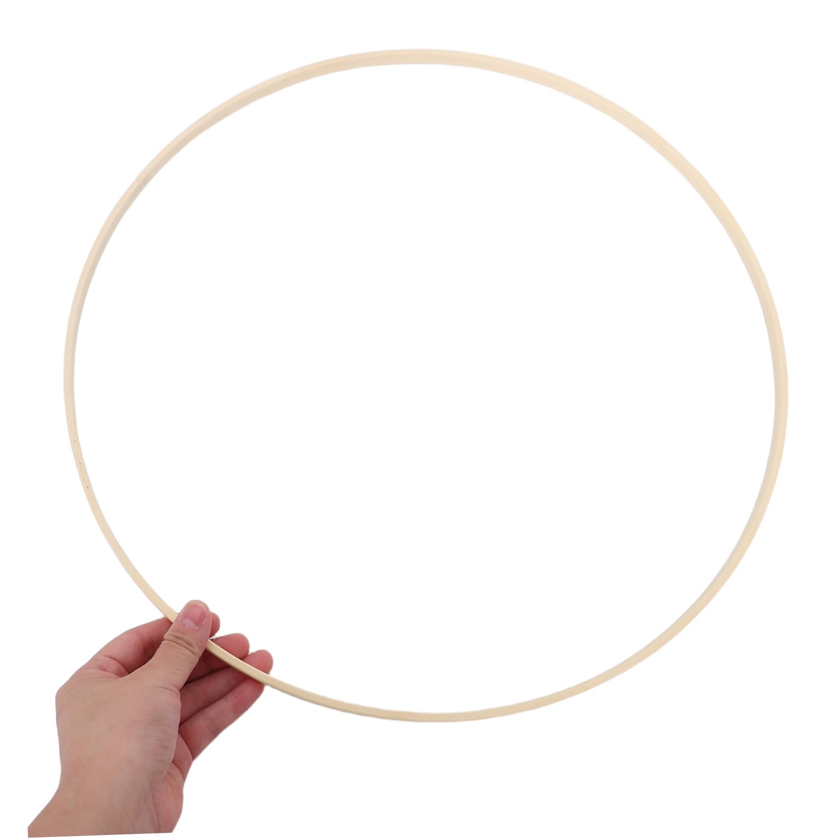 Gatuida Aros de Macramé de Bambú Rústicos 10 Unidades Beige para Manualidades DIY Decoración Bodas Hogar Fiestas Navideñas Uso Artesanal Verano