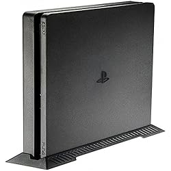 Ventilador Pie O Torre LeSB Playstation 4 Slim Soporte Vertical para PS4 Slim Consola, Negro