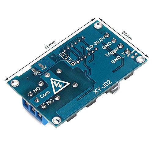 Image of Robocraze DC 6V To 30V One Way Relay Module Delay Power Off Disconnection Trigger Delay Cycle Timing Circuit Switch
