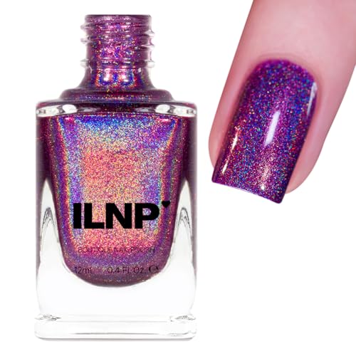 Image of ILNP Kings & Queens - Saturated Burgundy Holographic Nail Polish