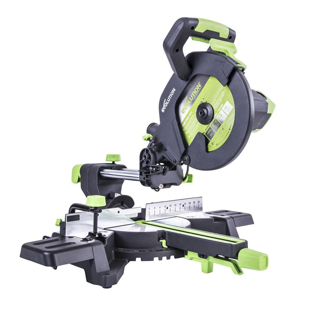 Evolution Power Tools Scie à Onglet Coulissante Multi-Matériaux F255SMS 255 mm 230 V