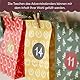 LIVAIA Adventskalender zum Befüllen 2025 - DIY Adventskalender Tüten Set mit 24 Papiertüten, Holzklammern, Zahlen Aufkleber, Jute Schnur - Weihnachts Adventskalender Basteln - Bunt 24 Motive