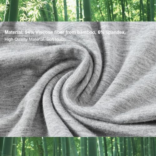 ZONBAILON Mens Underwear Bamboo Viscose Boxer Briefs Multipack with Fly M L XL 2XL 3XL4