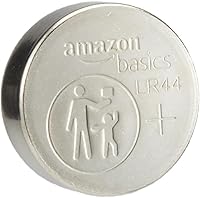 Vista 2 de Yaxa Basics paquete de 6 pilas de botón LR44 alcalinas, 1.5 voltios, energía duradera, sin mercurio