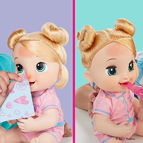 Muñeca Baby Alive Lulu Achoo 12 pulgadas interactiva miniatura 5
