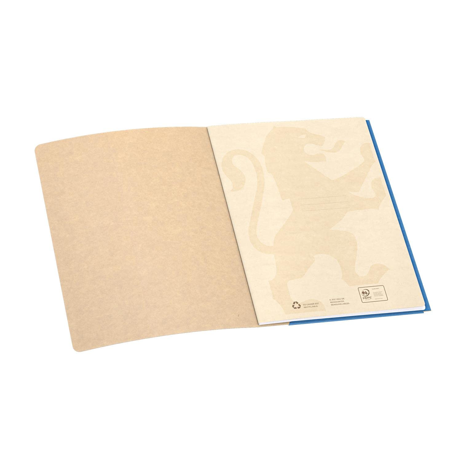 OXFORD Lot de 5 Cahiers piqûre EASYBOOK KRAFT24 x 32 cm 96p 90g coloris aléatoire