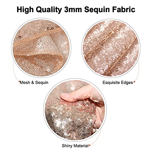 Save on Juya Delight Rose Gold Sequin Table Runner with code CN2TTKEF - Image 4