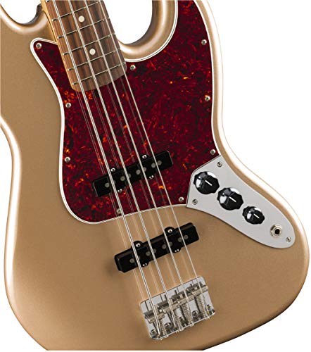 Fender Vintera 60S Jazz Bass, Firemist Gold, Pau Ferro Fingerboard #TOP2