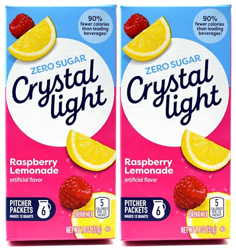 Crystal Light Préparation limonade framboise 1,8 oz