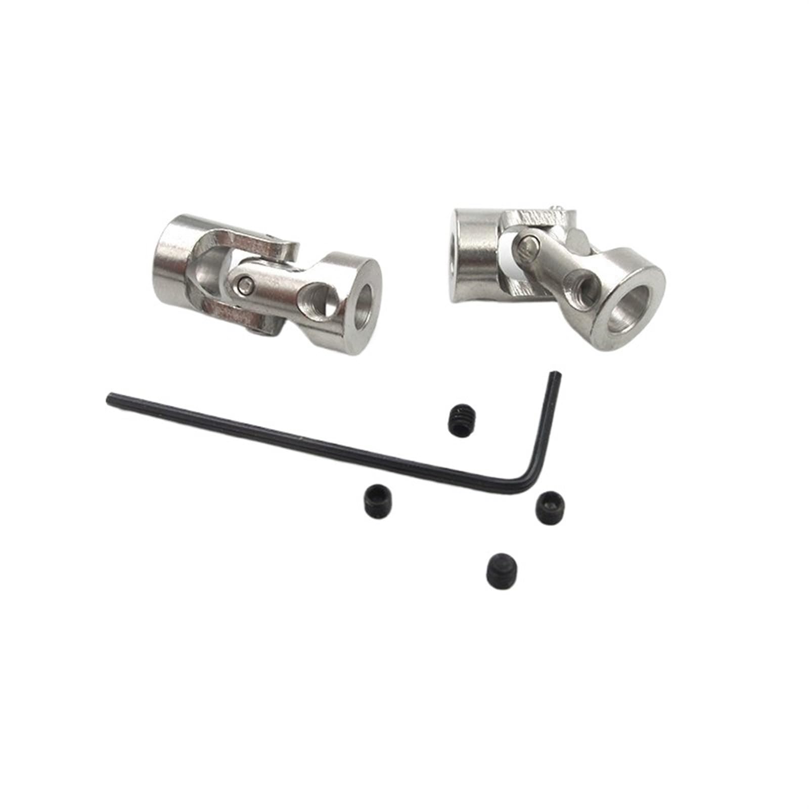 2/3/3.17/4/5/6/6.35/8/10mm Bateau Voiture Arbre Embrayage Moteur Connecteur Métal Coupleur Croisé Embrayage Rc Bateau Voiture Métal Cardan Joint (Taille : 3.17mm-4mm)