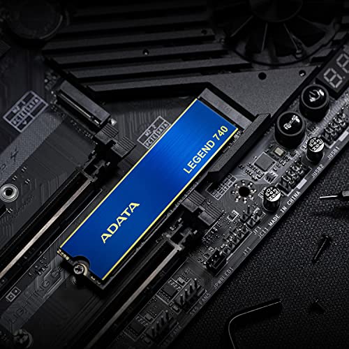 Image of ADATA Legend 740 1TB PCIe Gen3 x4 NVMe 1.3 M.2 2280 Internal Solid State Drive SSD Up to 2,500 MB /s (ALEG-740-1TCS)