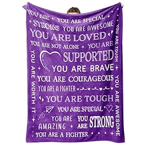 SteadStyle Blanket Gifts for Women- Get Well Blanket, Inspirational Gifts for Her Him, Feel Better After Surgery Gift, Thinking of You Present for Mom Friend Sister Daughter, 60'' x 50'' SteadStyle Blanket Gifts for Women Get Well Blanket Inspirational Gifts for Her Him Feel Better After Surgery Gift Thinking of You Present for Mom Friend Sister Daughter 60 x 50