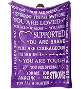 Musaecoin Blanket Gifts for Women or Men - Get Well Blanket, Inspirational Gifts for Her Him, Fee...