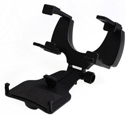 Soporte de Tel?fono GPS Ajustable Clip Montaje en Coche Espejo Retrovisor - Negro Soporte de Tel?fono GPS Ajustable Clip Montaje en Coche Espejo Retrovisor - Negro