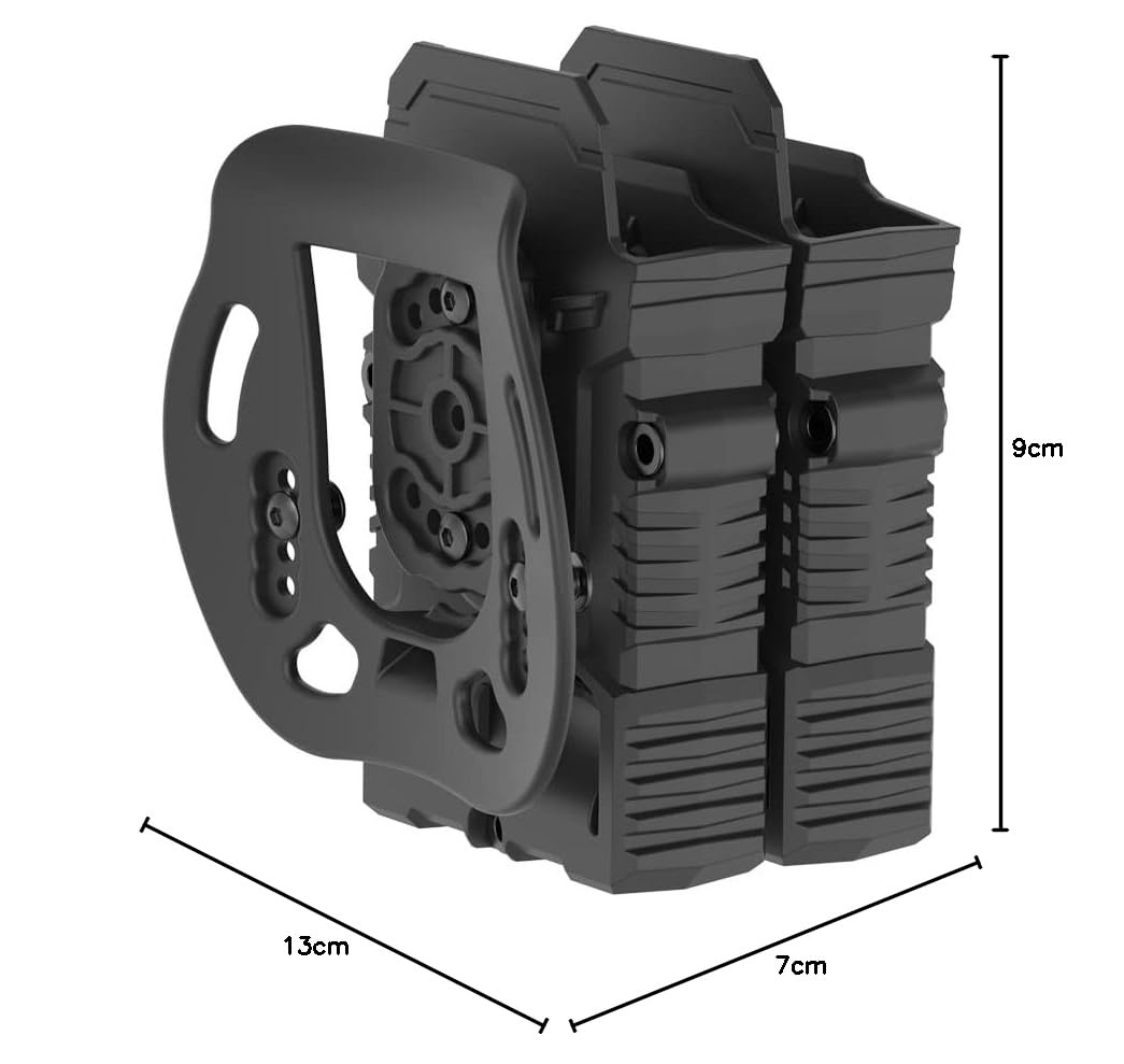 Double ar15 Belt Clip Mag Pouch M4 M16 Double Magazine Holder Polymer Double ar15 Belt Clip Mag Pouch M4 M16 Double Magazine Holder Polymer