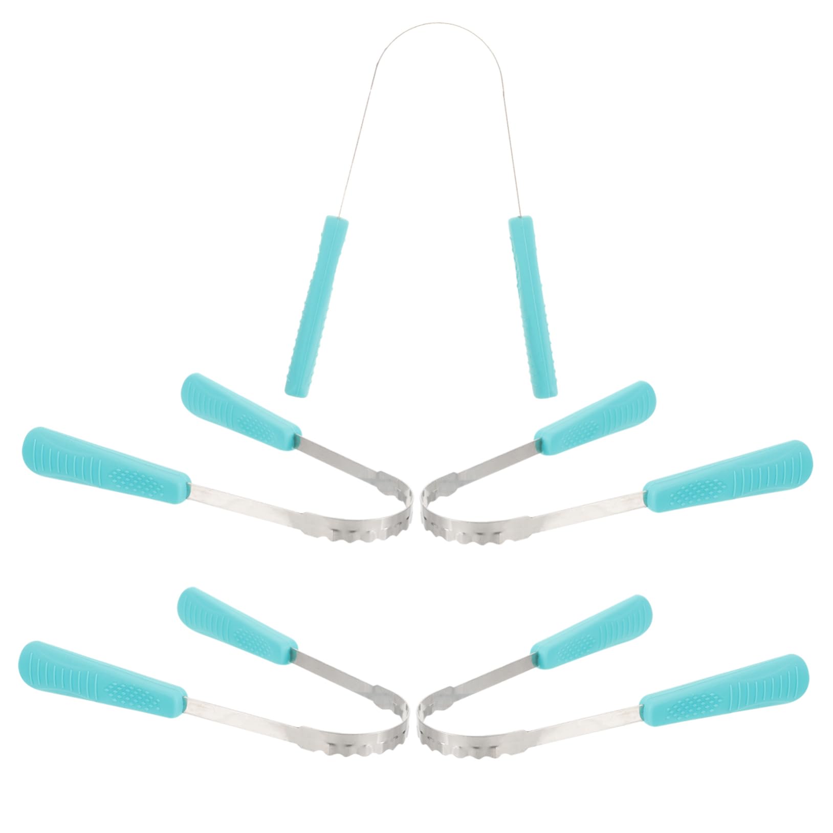 minkissy 15 Pz raschietto per lingua portatile scraper boca fornitura di denti strumento per la pulizia dell'igiene orale detergenti per la lingua raschietto per la lingua pulito detergente