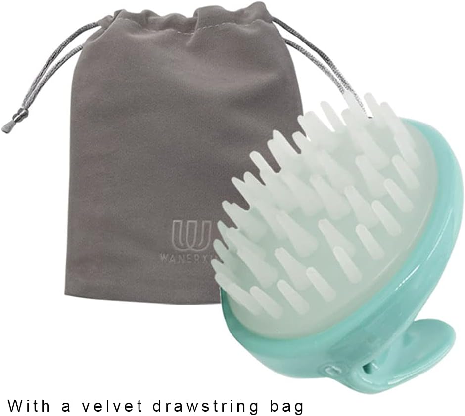 Vinerstar wanerxin Manual Scalp Massagers Shampoo Massager Brush Hair Head Massager Scalp Stress Relax Mint Green…