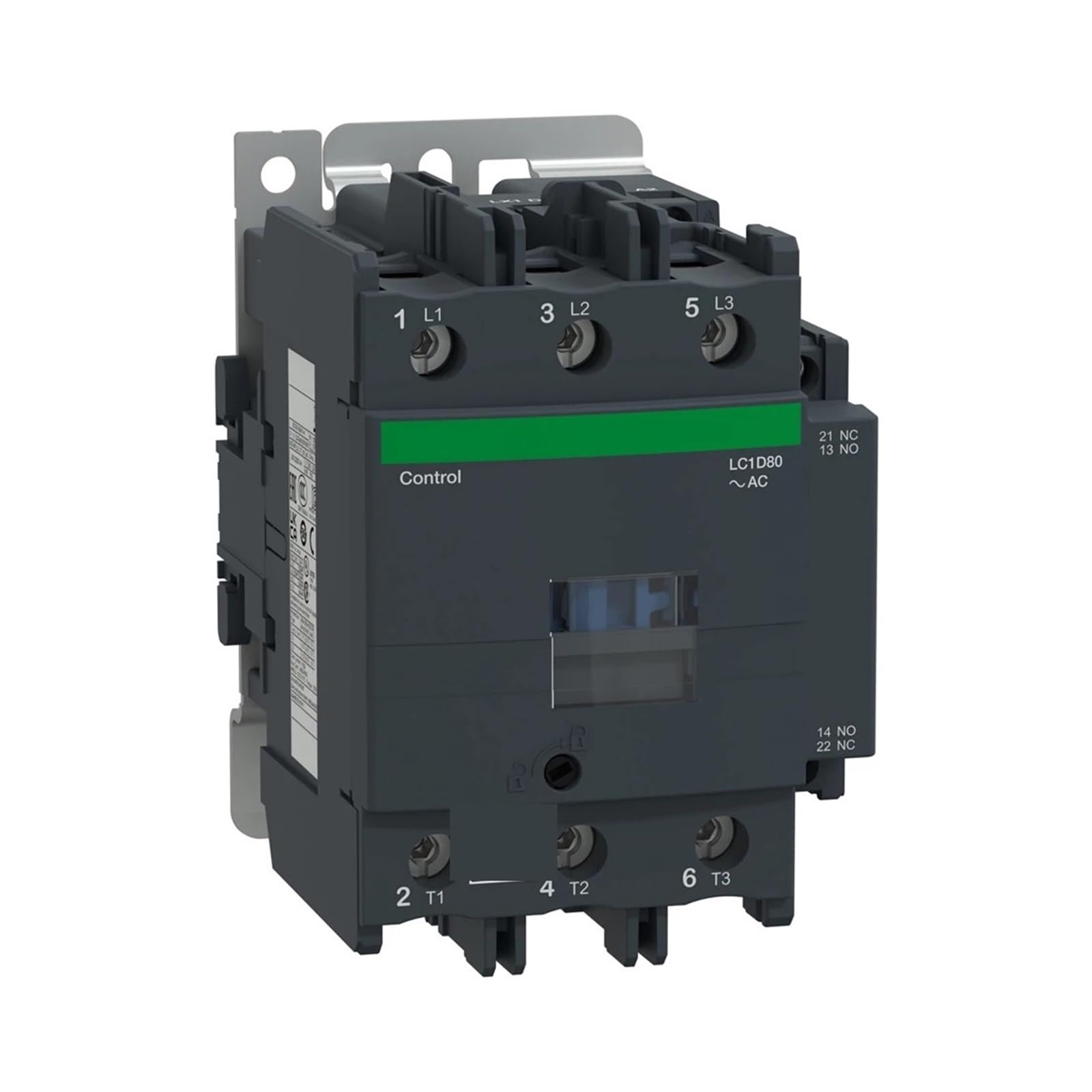 Balydlul One Color Lc1d80q7 Ac Electric Magnetic Contactor 3P 3No Lc1-D80q7 80A 380V Ac Coil