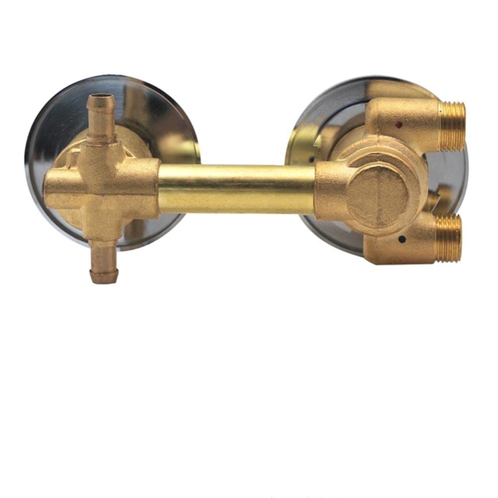 Grifos de ducha termostáticos 2/3/4 salida 10 cm / 12,5 cm válvula mezcladora de latón para intubación grifo mezclador de temperatura Control de baño