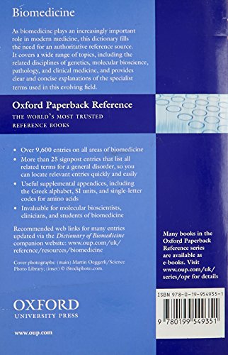 A Dictionary of Biomedicine