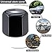Frienda 4 Pieces 2 Inch Hitch Receiver Silencer Pads and 4 Pieces American Flag Valve Stem Caps, Pads for Adjustable Ball Mounts Provide Cushion Between Receivers and Tow Hitches