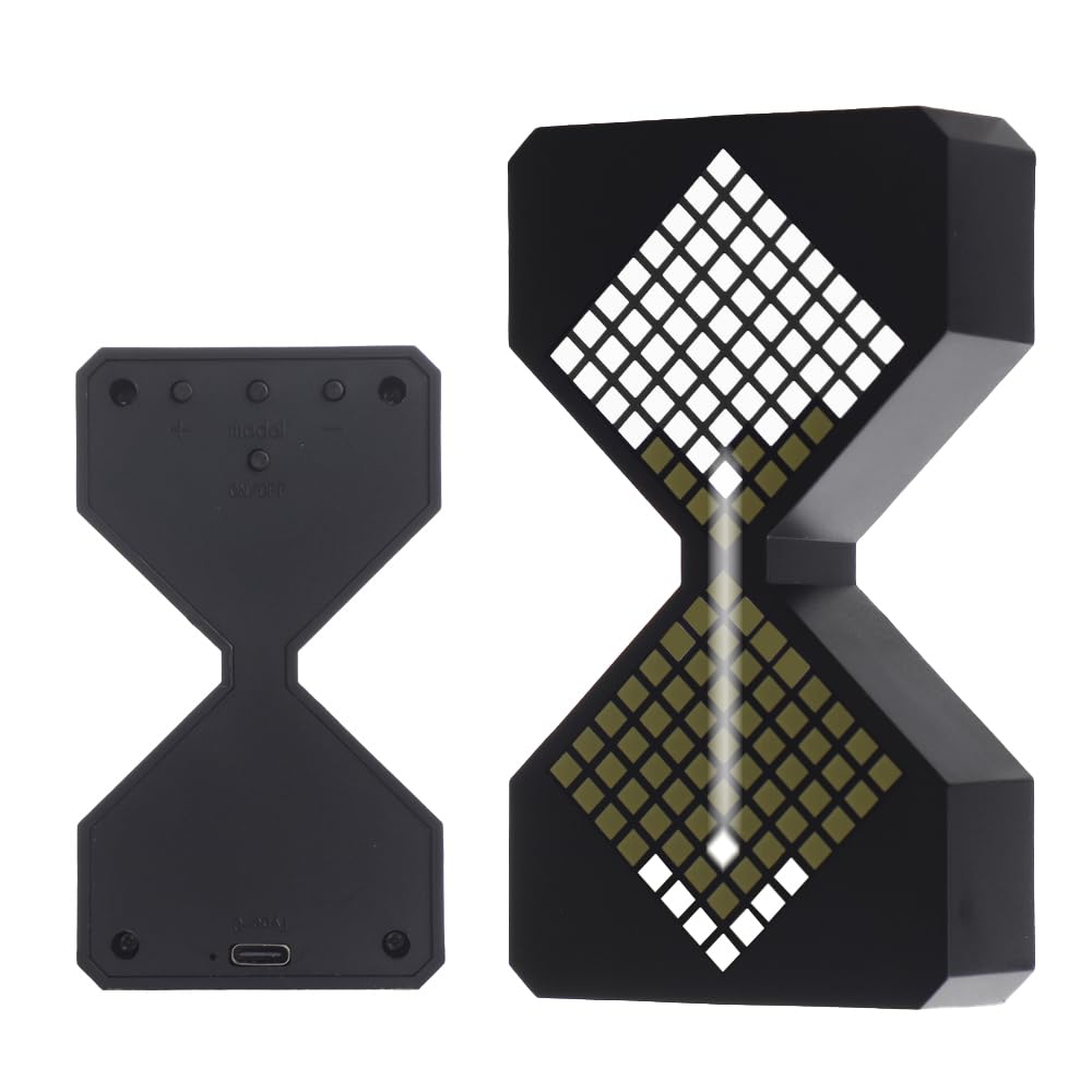 Temporizador electrónico digital LED de inducción por gravedad con reloj de arena, ajuste libre de 1 a 30 minutos, temporizador digital de bricolaje, adecuado para cocina, habitación, aula