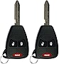 KeylessOption Keyless Entry Remote Control Car Key Fob Replacement for OHT692427AA KOBDT04A (Pack of 2)