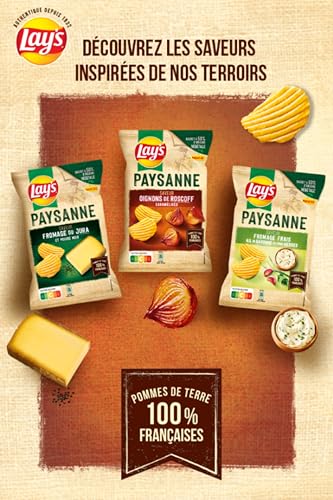 Chips Recette Paysanne Saveur Fromage Frais Ail De Garonne Et Fines Herbes Lay' Le Sachet De - vue 7