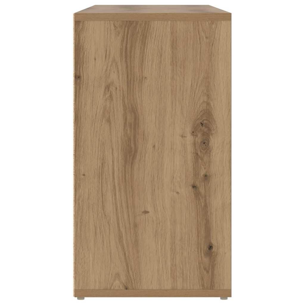 vidaXL Banc à Chaussures Chêne Artisanal 103 x 30 x 54,5 cm, Banc d'entrée, Rangement à Chaussures Multifonctionnel, Meuble en Bois Chic pour Vos Chaussures