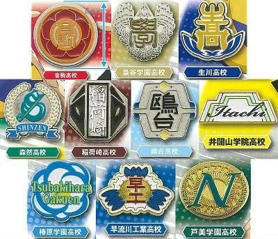 Amazon | ハイキュー 高校モチーフピンバッジ3 全国編 [全10種