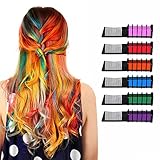 NEW Hair Chalk Comb,Temporary Hair Color Dye for Girls Age 4 5 6 7 8 9 10 Kids For New Year, Birthday Party, Cosplay (new6)