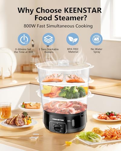 Keenstar MK902-US 13.7Qt Electric Food Steamer thumb #2