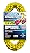 US Wire 74025 12/3 25-Foot SJTW Yellow Heavy Duty Lighted Plug Extension Cord (4-pack)