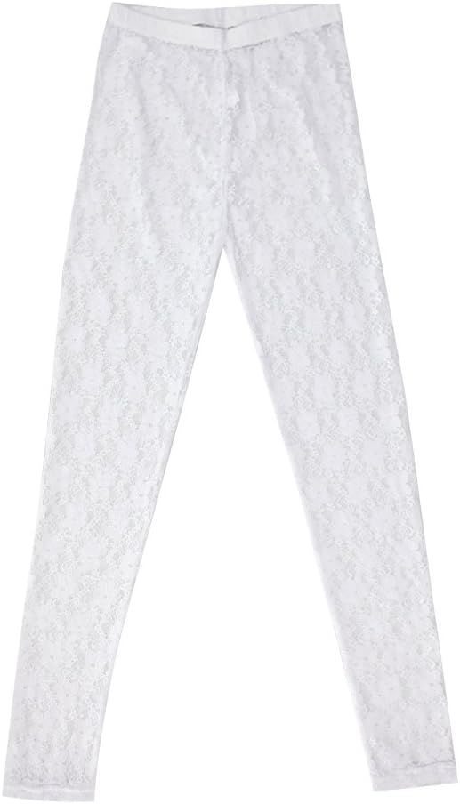 New Women Sexy Autumn Lace See Through Leggings Pants Tights