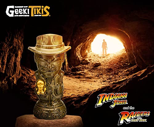 Indiana Jones Geeki Tikis with Fertility Idol Ceramic Mug, Brown - Image 2