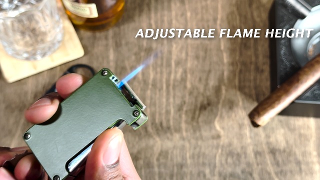 Encendedor antorcha Visol Zidane con punzón y llama ajustable miniatura 7
