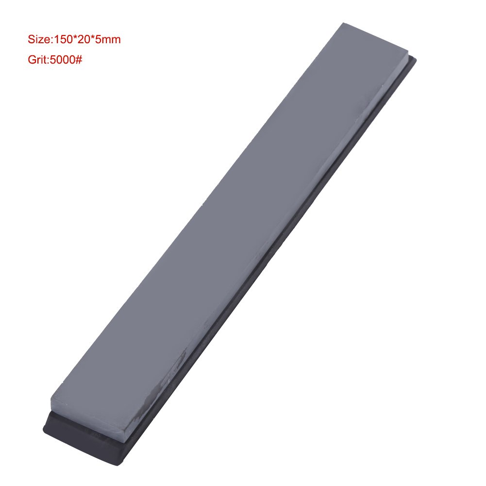 Professional Whetstone Sharpening Stone - 1000/3000/5000 Grit, 150 X 20 X 5mm, With Base, For Knives & Tools