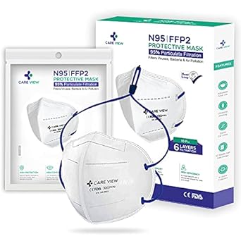 Careview Non-Woven Fabric Reuseable Face Mask (White, Without Valve, Pack of 3) for Unisex