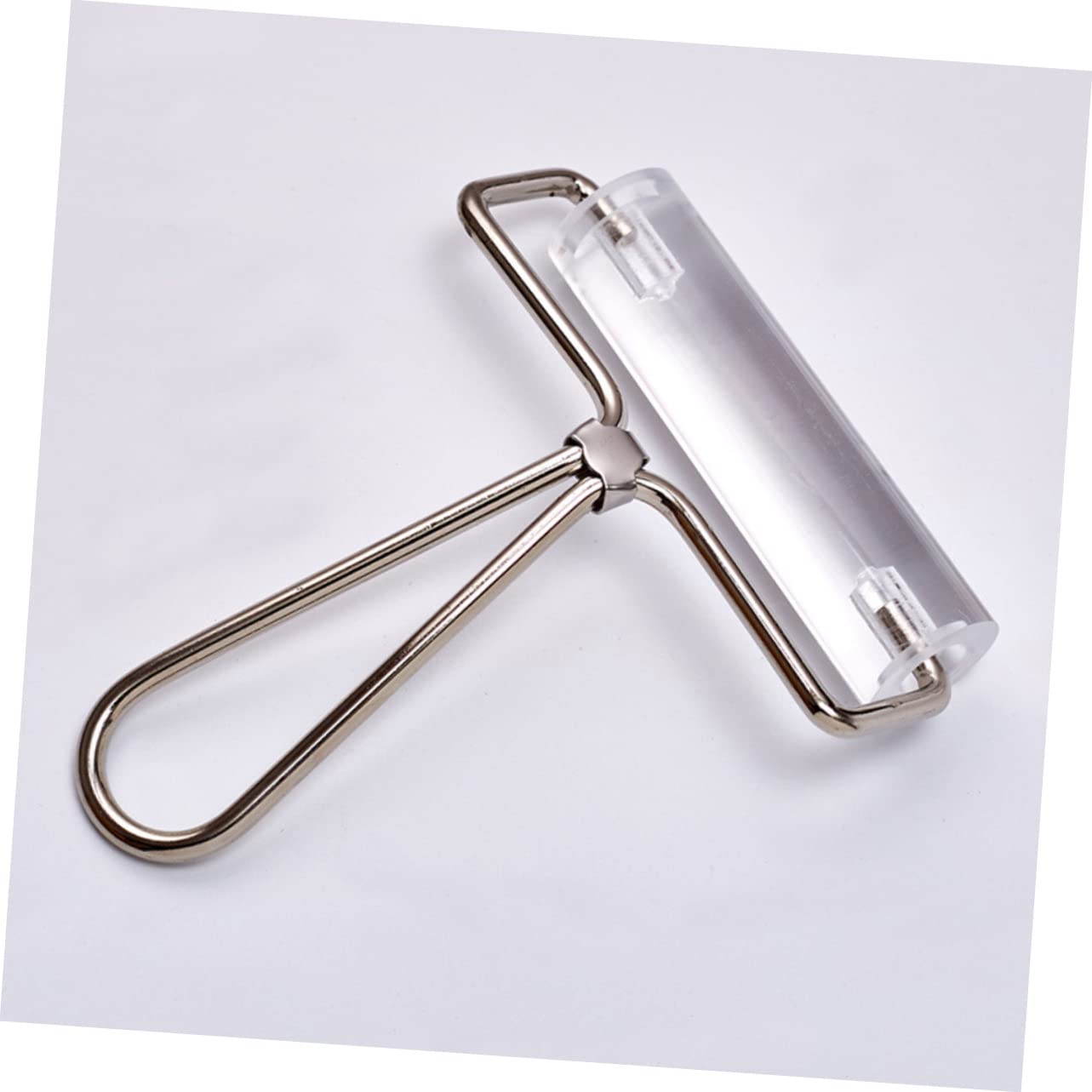 NUOBESTY 3stücke Transparenter -knetroller Mit Metallgriff Druckroller Für Polymer-knete Bastelwerkzeug Für Modellierung Stempeln Und Prägen Langlebig Und Komfortabel Anwendung
