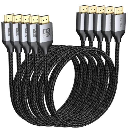 Câble HDMI 2.1 48 Gbit/s pour liaison eARC TV et décodeur Roku