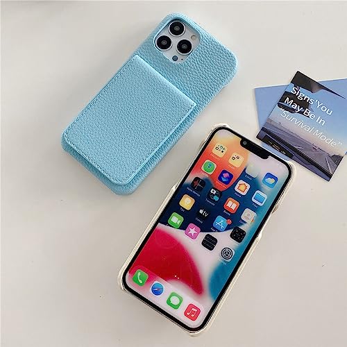 Funda de cuero con tapa para iPhone 12 y iPhone 11 con cubierta de soporte y ranuras para fotos 2