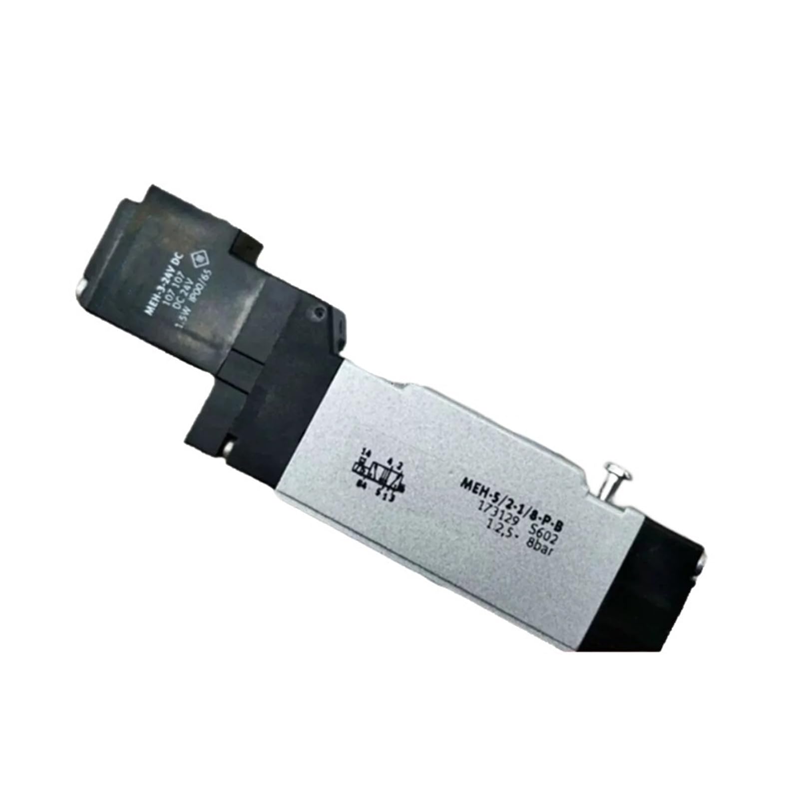 Dsfyaqilh One Color Solenoid Valves Meh-5/2-1/8-P-B 173129 Solenoid Valve