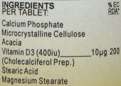 Health Plus Vitamin D 400iu Vitamin D Supplement - 90 Tablets (Pack of 2)