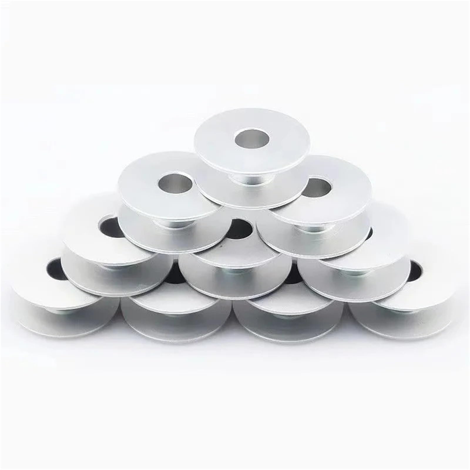 Bobinas de aluminio para máquina de coser - Juego de 10/20/30/40 piezas para máquina de coser (30 piezas)