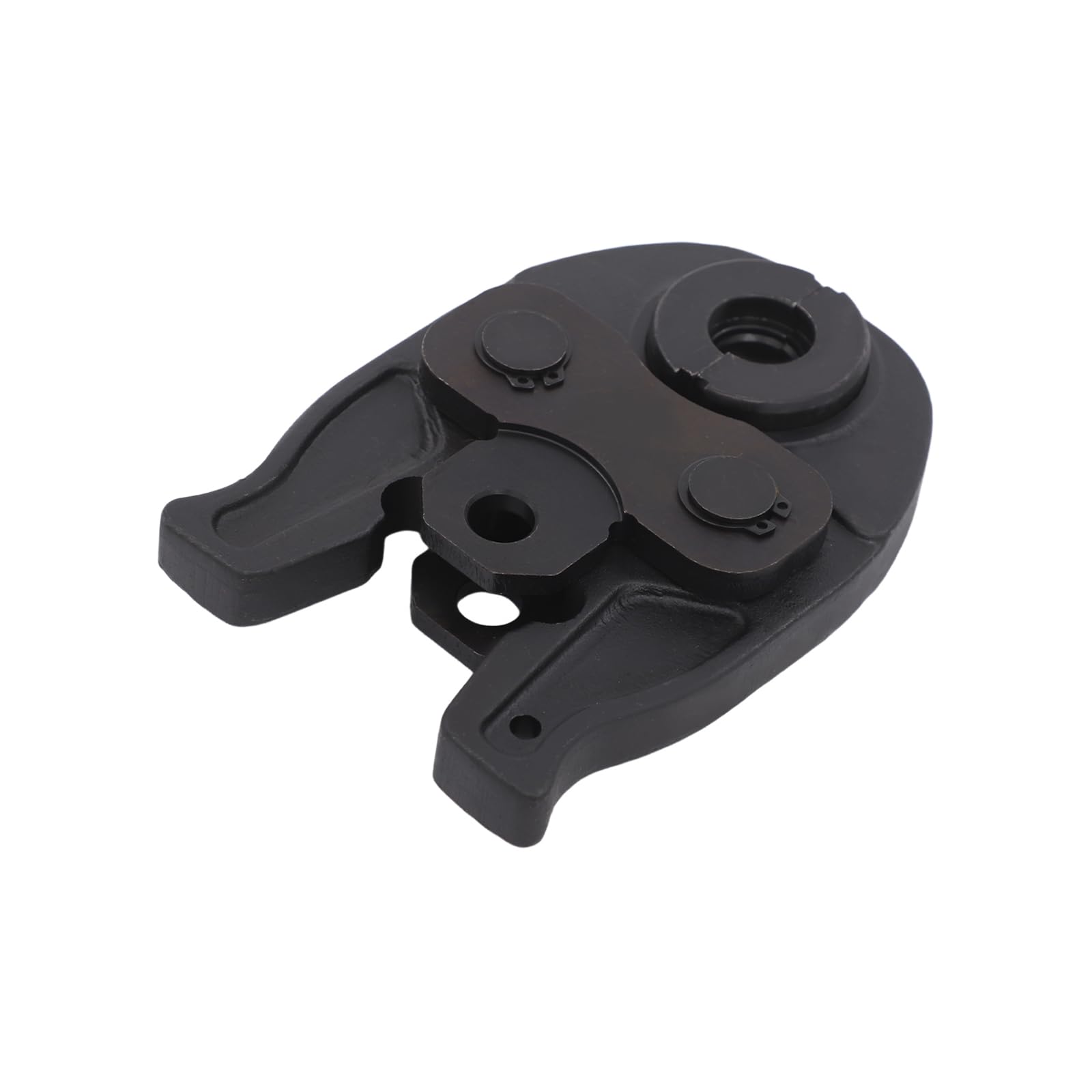 OUKANING Alicates de prensa de tubos 10t con 8 matrices, forma de U de 16 – 32 mm y forma TH 16-32 mm, alicate hidráulico para tubo compuesto multicapa, PEX, PB, con maletín de transporte y mango